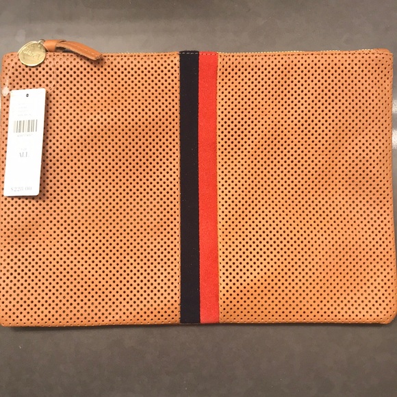 Clare V Handbags - New tag attached...Clare V striped foldover clutch
